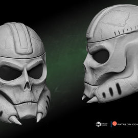 Grim Reaper Trooper Helmet - Mystery Makers - Cosplay - Star Wars Inspired - Props