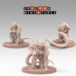 Ice Horns - Anime - MCP - Sci-fi - Dragoon - 3D Printed Miniature