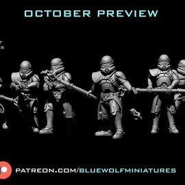Purge Troopers Group 1 - Star Wars Legion Compatible - Blue Wolf Miniatures