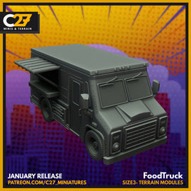 Food Truck Size 3 - Marvel Crisis Protocol - 3D Printed Miniature