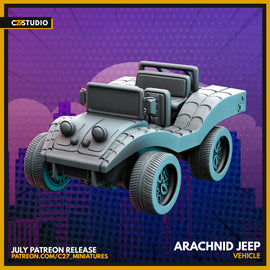 Arachnid Jeep - Marvel Crisis Protocol - 3D Printed Miniature