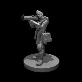 Elf Artificer with Shoulder Cannon - 3DreamDesignsUK