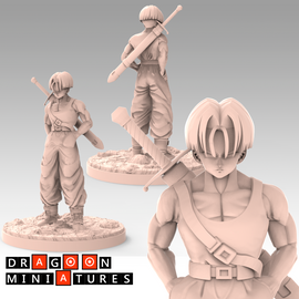 Hope Warrior (OP Variant) - Anime - MCP - Sci-fi - Dragoon - 3D Printed Miniature