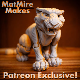 Articulated Roaring Tiger - MatMire Makes - Minecraft