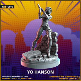 C27 Yo Hanson - Marvel Crisis Protocol Proxy - 3D Printed Miniature