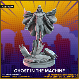 C27 Ghost in the Machine - Marvel Crisis Protocol Proxy - 3D Printed Miniature
