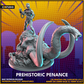 C27 Prehistoric Penance - Marvel Crisis Protocol Proxy - 3D Printed Miniature