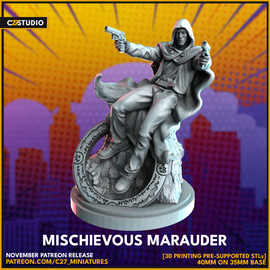 C27 Mischievous Marauder - Marvel Crisis Protocol Proxy - 3D Printed Miniature