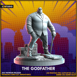 C27 The Godfather - Marvel Crisis Protocol Proxy - 3D Printed Miniature
