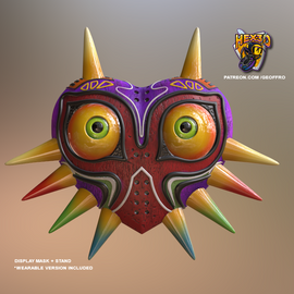 Majora Mask Replica 3D Printed - Screen Accurate  - Mysterymakers