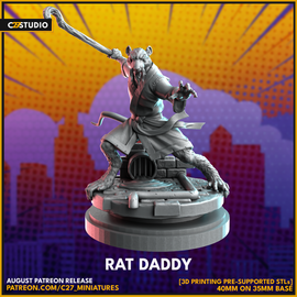 C27 Rat Daddy - Marvel Crisis Protocol Proxy - 3D Printed Miniature