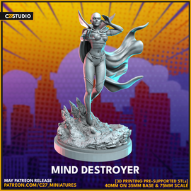 C27 Mind Destroyer - Marvel Crisis Protocol Proxy - 3D Printed Miniature