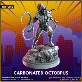 C27 Carbonated Octopus - Marvel Crisis Protocol Proxy - 3D Printed Miniature