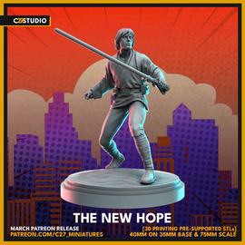C27 The New Hope - Shatterpoint - 3D Printed Miniature
