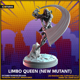 C27 Limbo Queen New Mutants - Marvel Crisis Protocol Proxy - 3D Printed Miniature