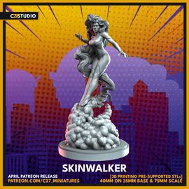 C27 Skin Walker - Marvel Crisis Protocol Proxy - 3D Printed Miniature