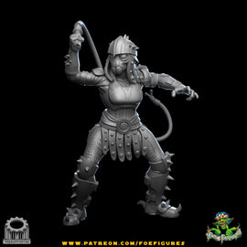 AquaTusk Female Gladiator - Star Wars Legion Compatible - Foe Figures
