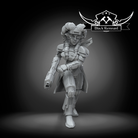 Tentacle Warrior in Heavy Armour - Star Wars Legion Compatible - Black Remnant