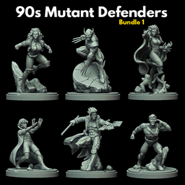 90s Mutant Defenders - Bundle 1 - Marvel Crisis Protocol - 3D Printed Miniature