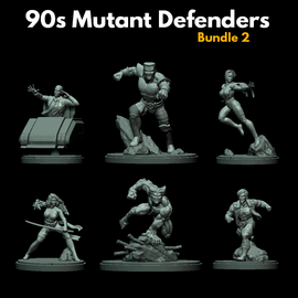 90s Mutant Defenders - Bundle 2 - Marvel Crisis Protocol - 3D Printed Miniature