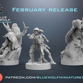 Republic Snipers x3 - Star Wars Legion Compatible - Blue Wolf Miniatures