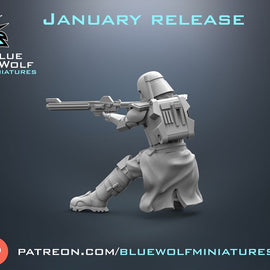 Galactic Marine Comms - Star Wars Legion Compatible - Blue Wolf Miniatures