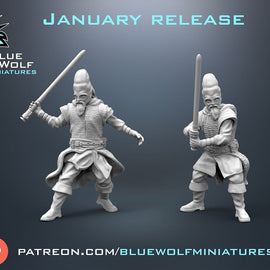 Ki Adi Mundi x2 - Star Wars Legion Compatible - Blue Wolf Miniatures