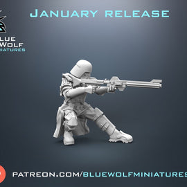 Galactic Marine Comms - Star Wars Legion Compatible - Blue Wolf Miniatures