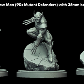 Clawman - Marvel Crisis Protocol - 3D Printed Miniature