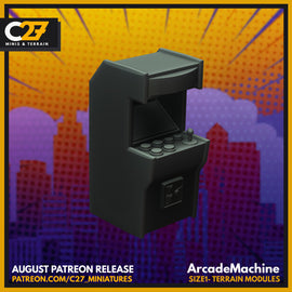Arcade Machine - Marvel Crisis Protocol - 3D Printed Miniature