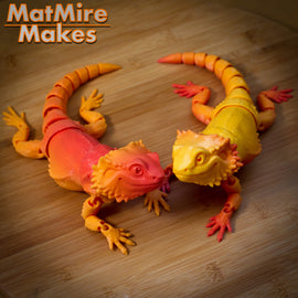Bearded Dragon Flexible Articulated - MatMire Makes - Minecraft