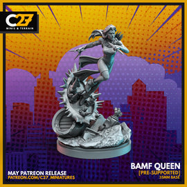 BAMF Queen - Marvel Crisis Protocol Proxy - 3D Printed Miniature