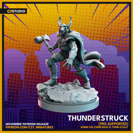 C27 ThunderStruck - Marvel Crisis Protocol Proxy - 3D Printed Miniature