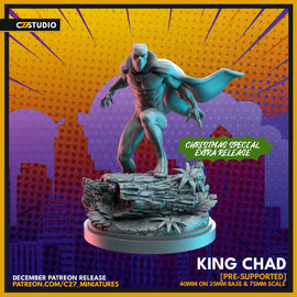 C27 King Chad - Marvel Crisis Protocol Proxy - 3D Printed Miniature