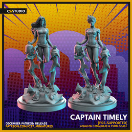 C27 Captain Timely - Marvel Crisis Protocol Proxy - 3D Printed Miniature