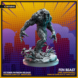 C27 Fen Beast - Marvel Crisis Protocol Proxy - 3D Printed Miniature