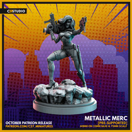 C27 Metallic Merc - Marvel Crisis Protocol Proxy - 3D Printed Miniature
