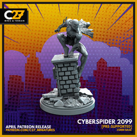 Cyber Spider 2099 - Marvel Crisis Protocol - 3D Printed Miniature