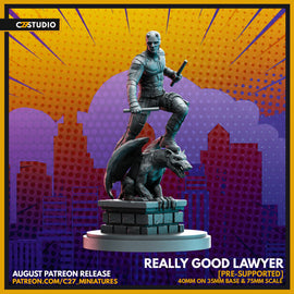 C27 Really Good Lawyer - Marvel Crisis Protocol Proxy - 3D Printed Miniature