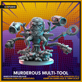 C27 Murderous Multi Tool - Marvel Crisis Protocol Proxy - 3D Printed Miniature