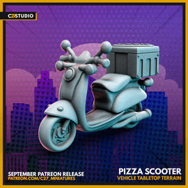 C27 Pizza Scooter - Marvel Crisis Protocol - 3D Printed Miniature