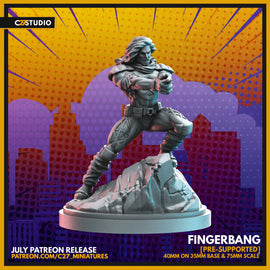 C27 Finger Bang - Marvel Crisis Protocol Proxy - 3D Printed Miniature