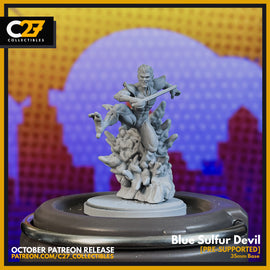 Blue Sulphur Devil - Marvel Crisis Protocol - 3D Printed Miniature