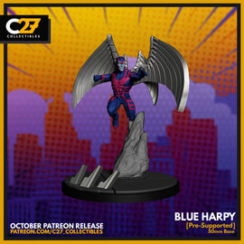 Blue Harpy - Marvel Crisis Protocol - 3D Printed Miniature
