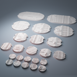 Legion Command Miniatures Bases - compatible for Star Wars Legion