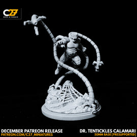 Doctor Tentacles Calamari - Marvel Crisis Protocol - 3D Printed Miniature