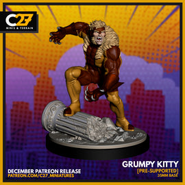 Grumpy Kitty - Marvel Crisis Protocol - 3D Printed Miniature