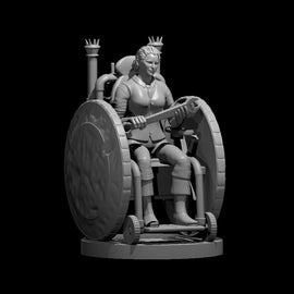 Human Female Artificer on Battle Wheelchair - 3DreamDesignsUK