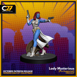Lady Mysterious - Marvel Crisis Protocol - 3D Printed Miniature