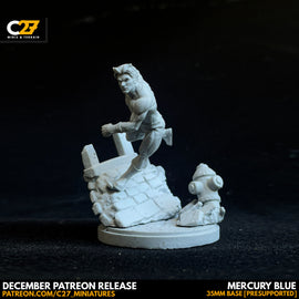 Mercury Blue - Marvel Crisis Protocol - 3D Printed Miniature